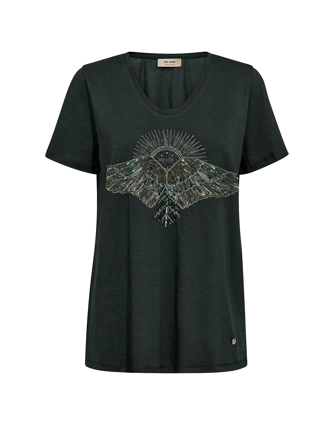 MOS MOSH | T-Shirt MMNADINEO | olive